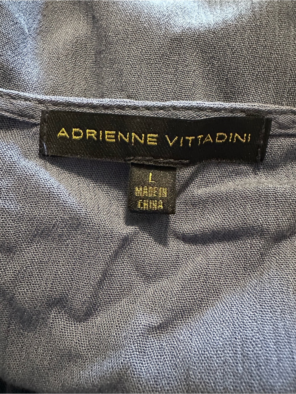 Adrienne Vittadini Blouse Women’s Size Large - Picture 4 of 4